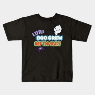 Retro Vintage Halloween. Lil Boo Crew. Not TOO Scary Kids T-Shirt